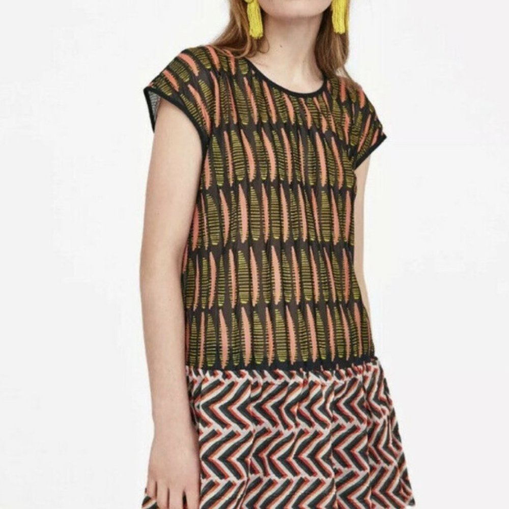 Zara peplum top
